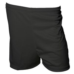 Precision Unisex Adult Micro-Stripe Football Shorts / Black